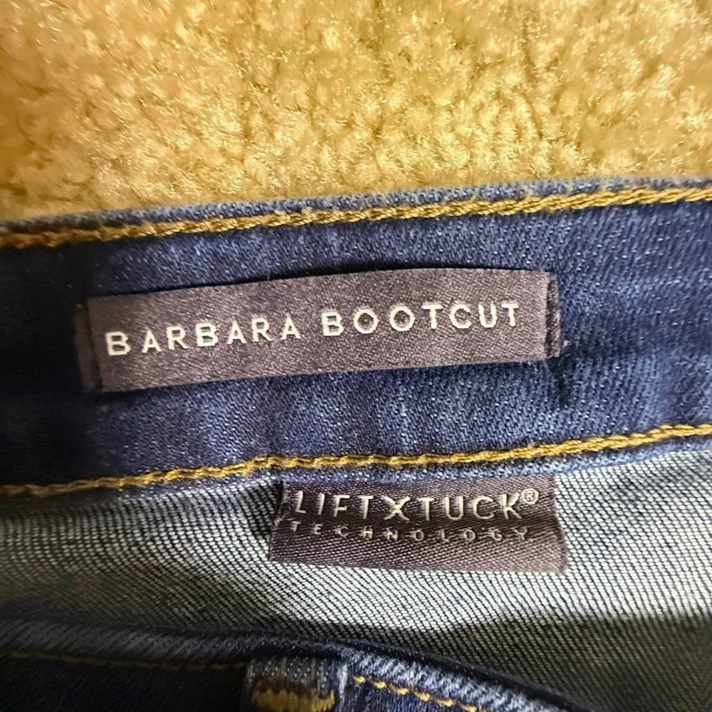 NYDJ Barbara Bootcut‎ Jeans Womens 20W Dark Wash Plus Size Lift Tuck Denim USA